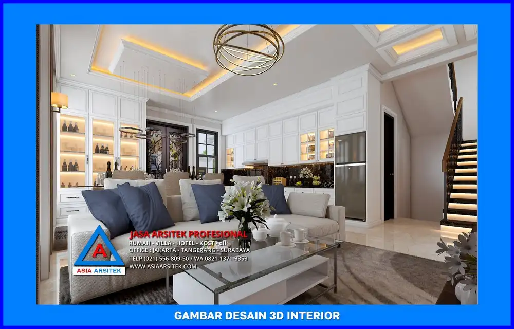 ruang keluarga oleh Jasa Desain Rumah di Pasir Putih Depok, jasa arsitek rumah depok, jasa desain rumah depok, jasa gambar rumah depok