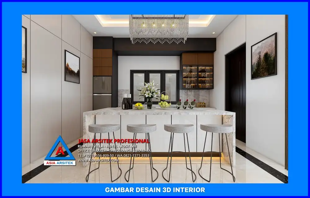 pantry oleh Jasa Desain Rumah di Pondok Cina Depok, jasa arsitek rumah depok, jasa desain rumah depok, jasa gambar rumah depok