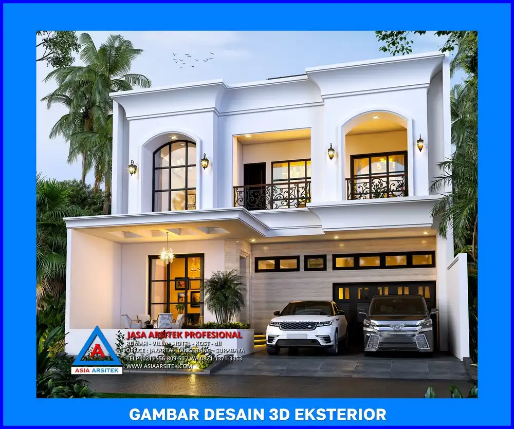 tampak depan oleh Jasa Desain Rumah di Rangkapan Jaya Depok, jasa arsitek rumah depok, jasa desain rumah depok, jasa gambar rumah depok