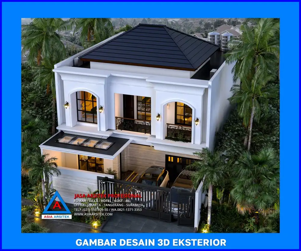 tampak atas oleh Jasa Desain Rumah di Rangkapan Jaya Depok, jasa arsitek rumah depok, jasa desain rumah depok, jasa gambar rumah depok