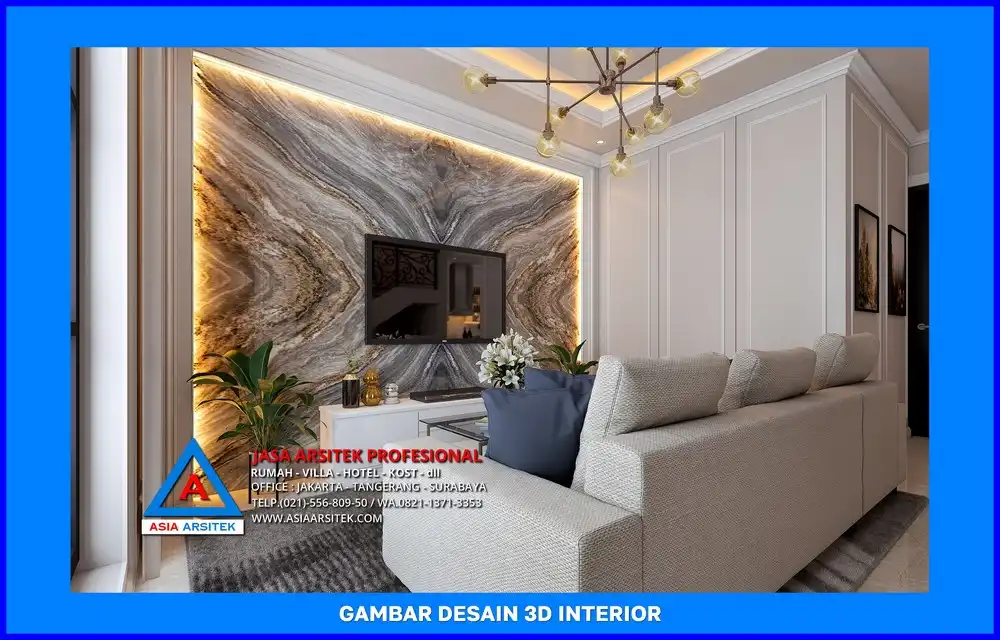 ruang keluarga oleh Jasa Desain Rumah di Rangkapan Jaya Depok, jasa arsitek rumah depok, jasa desain rumah depok, jasa gambar rumah depok