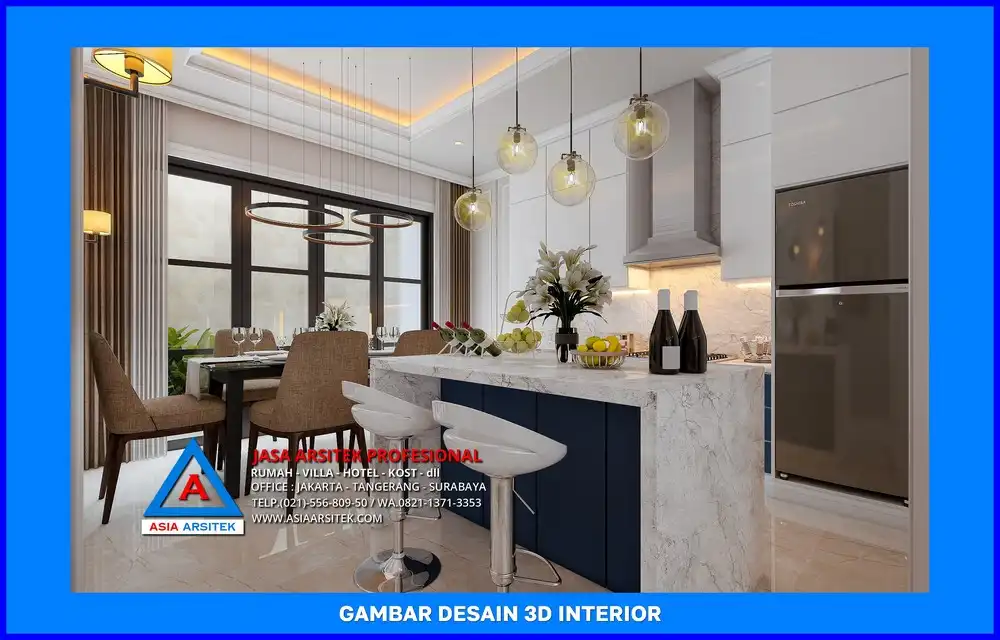 pantry oleh Jasa Desain Rumah di Rangkapan Jaya Depok, jasa arsitek rumah depok, jasa desain rumah depok, jasa gambar rumah depok