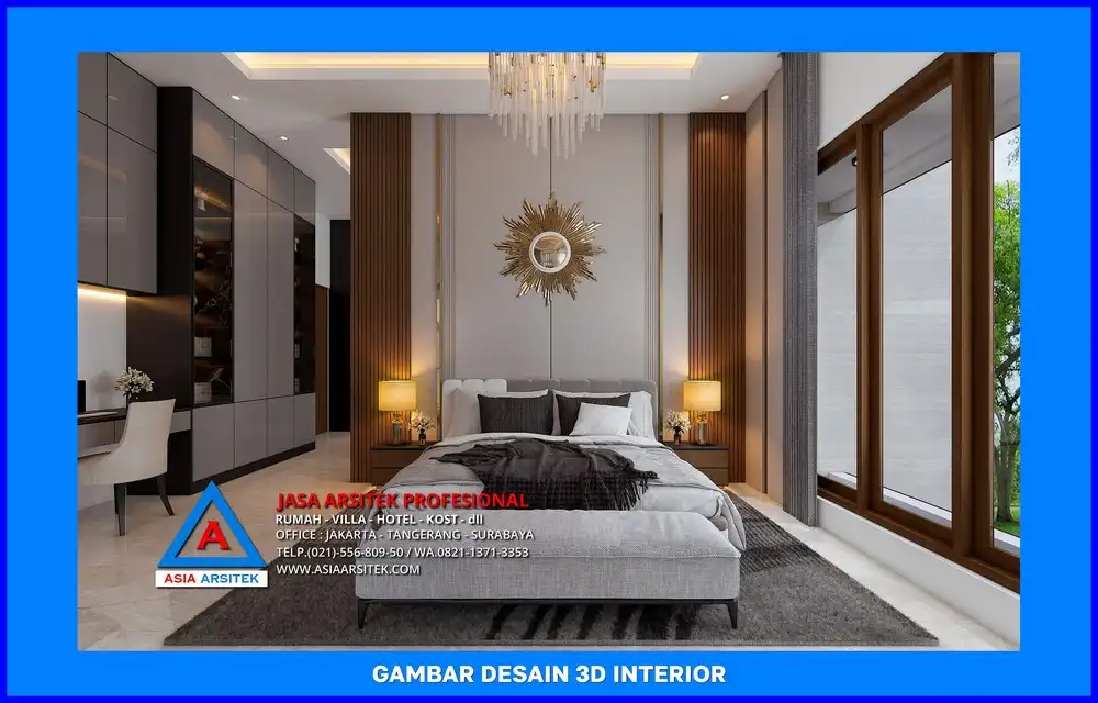 kamar oleh Jasa Desain Rumah di Sawangan Baru Depok, jasa arsitek rumah depok, jasa desain rumah depok, jasa gambar rumah depok