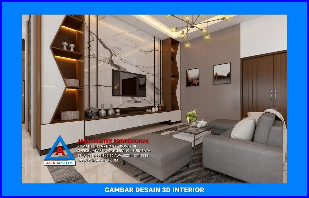 ruang keluarga oleh Jasa Desain Rumah di Sawangan Baru Depok, jasa arsitek rumah depok, jasa desain rumah depok, jasa gambar rumah depok