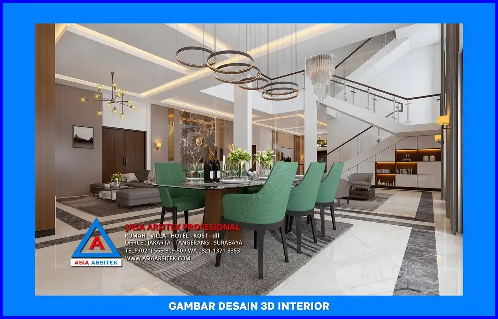 ruang makan oleh Jasa Desain Rumah di Sawangan Baru Depok, jasa arsitek rumah depok, jasa desain rumah depok, jasa gambar rumah depok