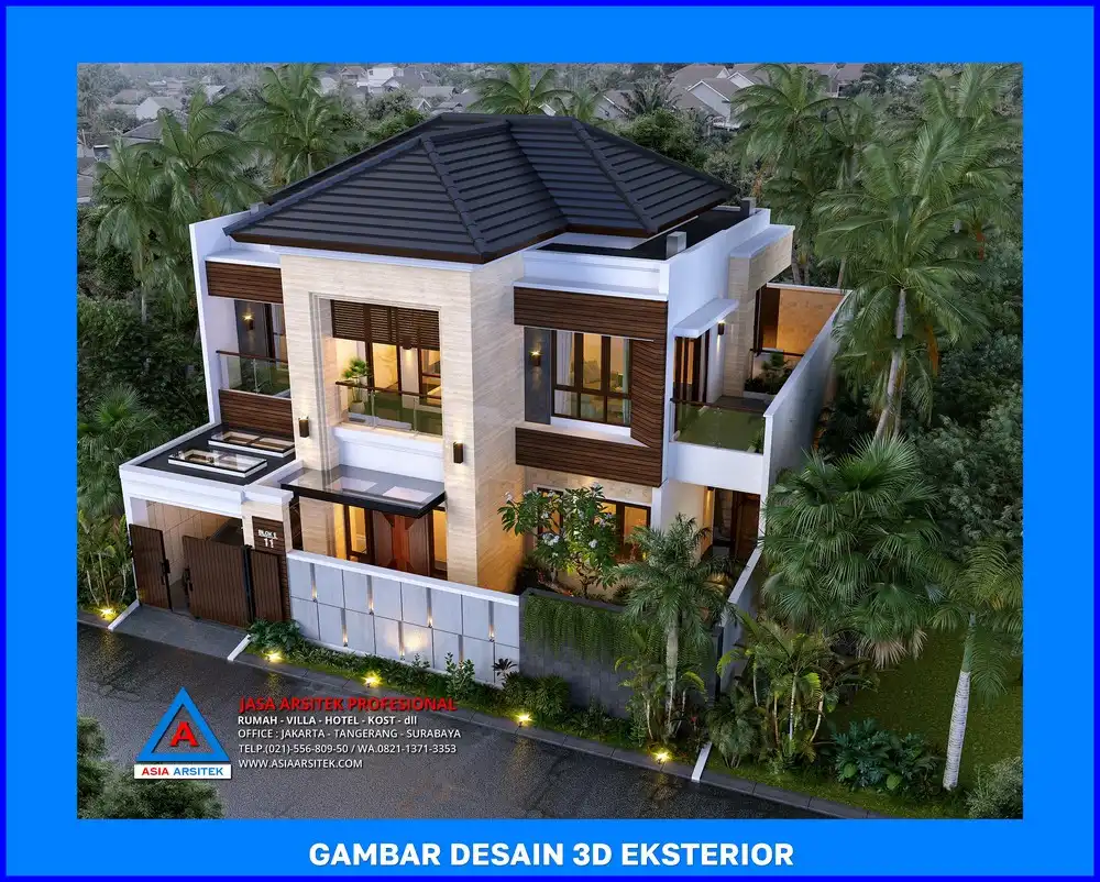 tampak atas oleh Jasa Desain Rumah di Sawangan Depok, jasa arsitek rumah depok, jasa desain rumah depok, jasa gambar rumah depok