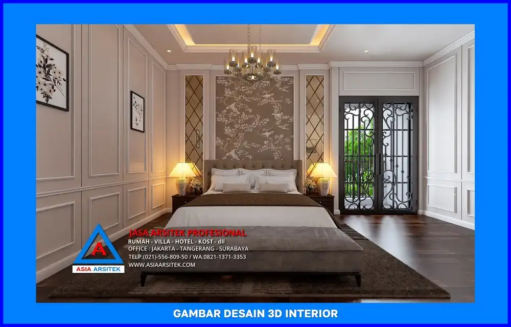 kamar tidur oleh Jasa Desain Rumah di Sawangan Lama Depok, jasa arsitek rumah depok, jasa desain rumah depok, jasa gambar rumah depok