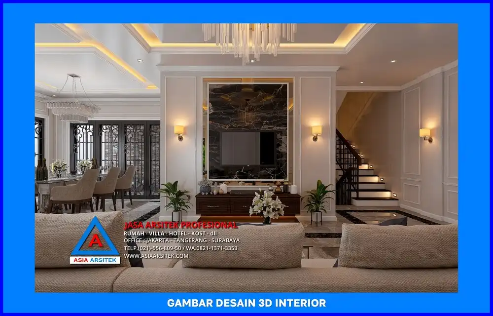 ruang keluarga oleh Jasa Desain Rumah di Sawangan Lama Depok, jasa arsitek rumah depok, jasa desain rumah depok, jasa gambar rumah depok