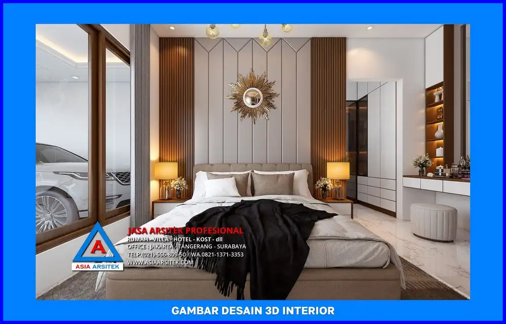 kamar oleh Jasa Desain Rumah di Serua Depok, jasa arsitek rumah depok, jasa desain rumah depok, jasa gambar rumah depok