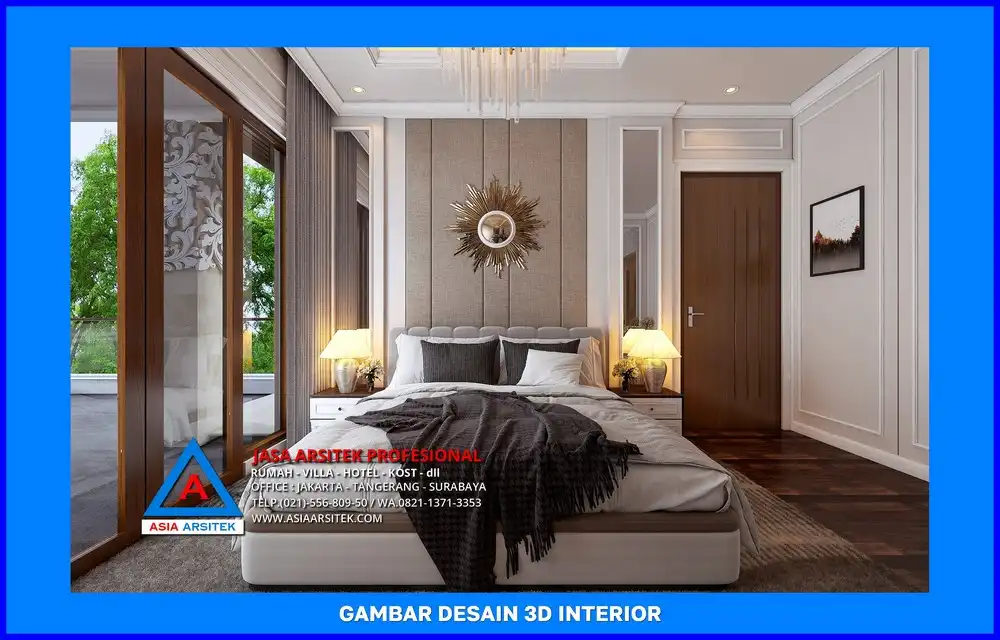 kamar oleh Jasa Desain Rumah di Sukatani Depok, jasa arsitek rumah depok, jasa desain rumah depok, jasa gambar rumah depok