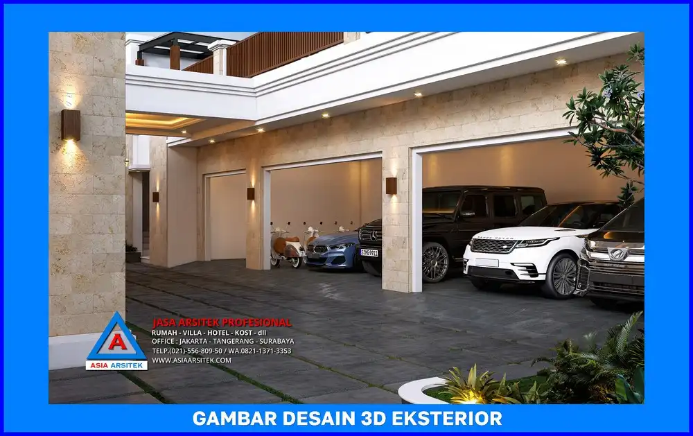 garasi oleh Jasa Desain Rumah di Sukmajaya Depok, jasa arsitek rumah depok, jasa desain rumah depok, jasa gambar rumah depok