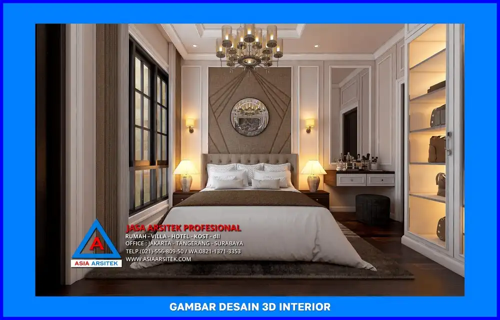 kamar oleh Jasa Desain Rumah di Tanah Baru Depok, jasa arsitek rumah depok, jasa desain rumah depok, jasa gambar rumah depok
