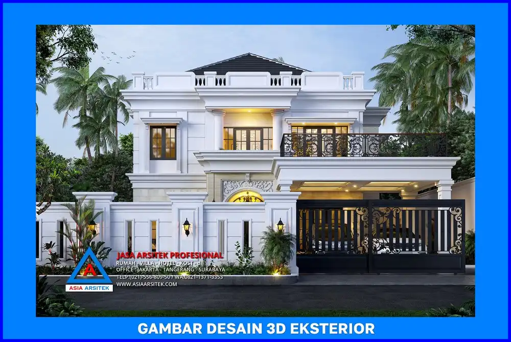 tampak depan oleh Jasa Desain Rumah di Tapos Depok, jasa arsitek rumah depok, jasa desain rumah depok, jasa gambar rumah depok