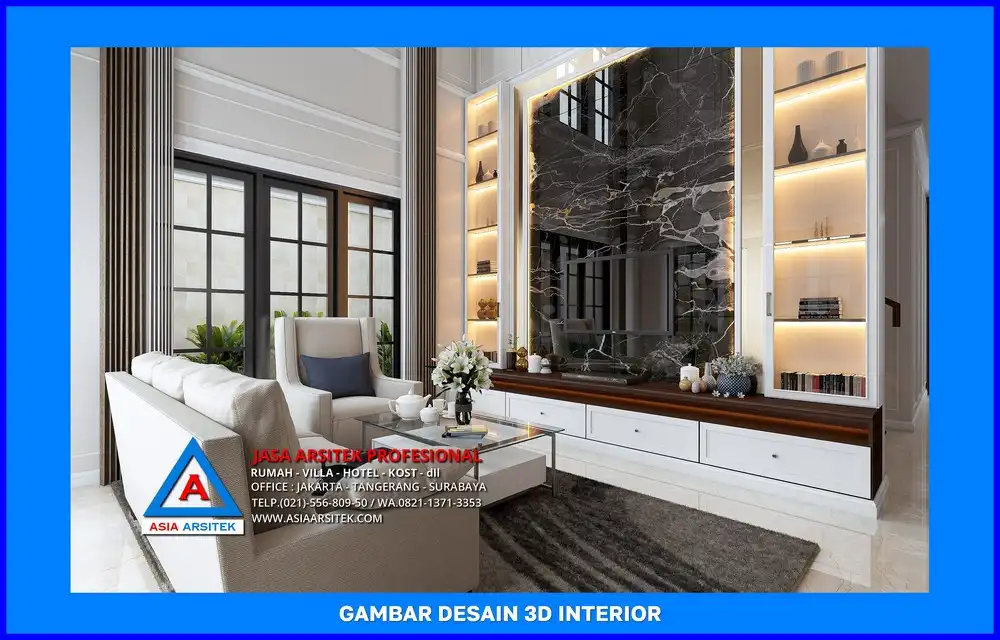 ruang keluarga oleh Jasa Desain Rumah di Tapos Depok, jasa arsitek rumah depok, jasa desain rumah depok, jasa gambar rumah depok