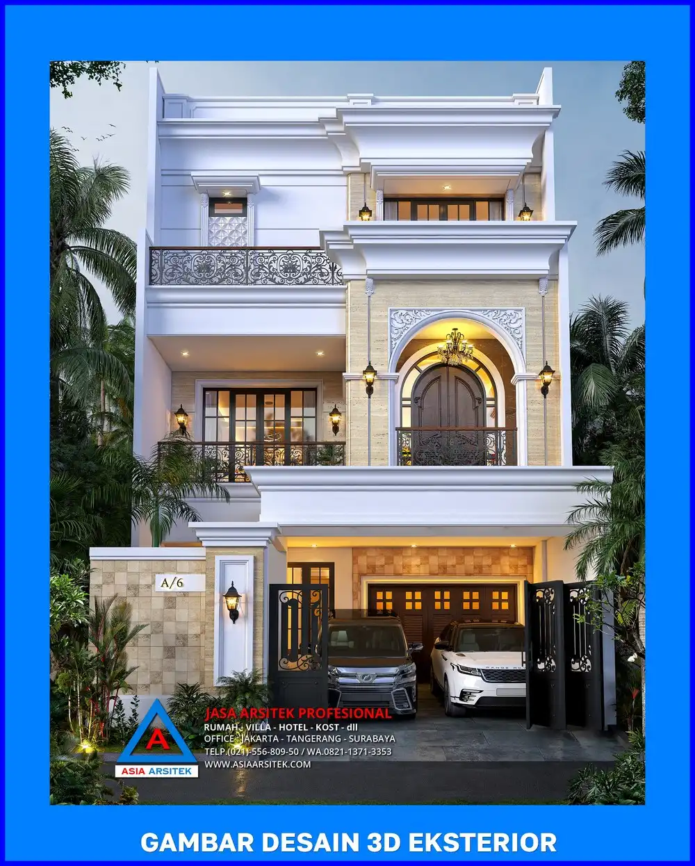 tampak depan oleh Jasa Desain Rumah di Tirtajaya Depok, jasa arsitek rumah depok, jasa desain rumah depok, jasa gambar rumah depok