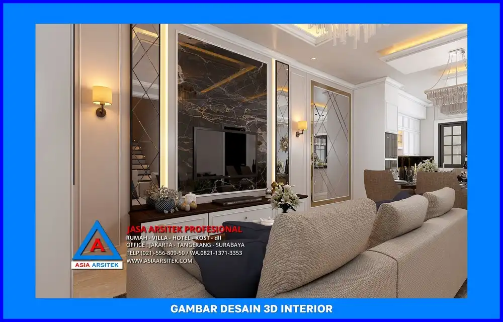 ruang keluarga oleh Jasa Desain Rumah di Tirtajaya Depok, jasa arsitek rumah depok, jasa desain rumah depok, jasa gambar rumah depok