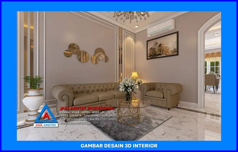 ruang tamu oleh Jasa Design Rumah di Depok, jasa arsitek rumah depok, jasa desain rumah depok, jasa gambar rumah depok