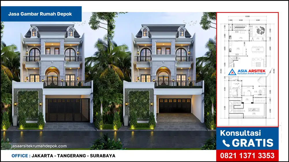 cover Jasa Gambar Rumah Depok, jasa arsitek rumah depok, jasa desain rumah depok
