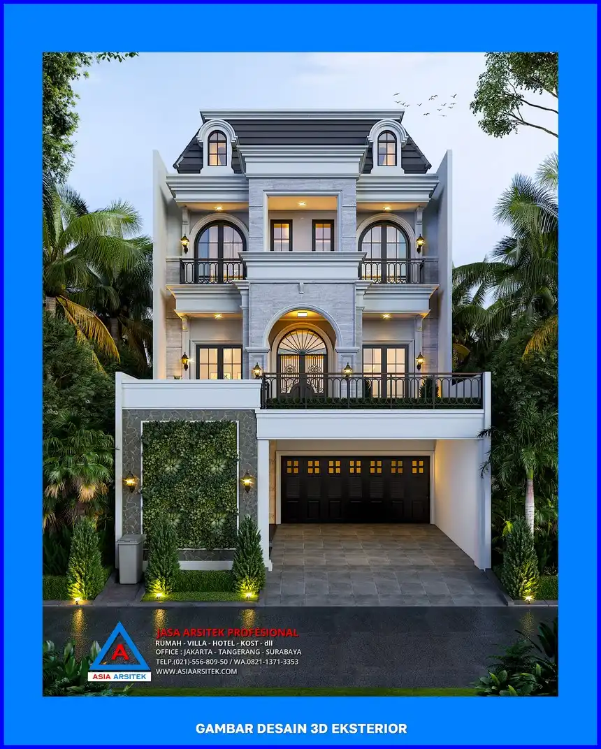 fasad rumah tanpa pagar oleh Jasa Gambar Rumah Depok, jasa arsitek rumah depok, jasa desain rumah depok