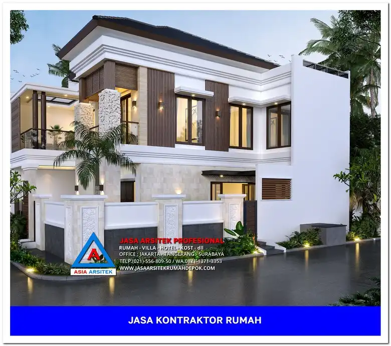 tampak samping kanan Jasa Bangun Rumah Dengan Arsitek Depok, jasa arsitek rumah, biaya bangun rumah per meter, jasa bangun rumah per meter, kontraktor bangun rumah, jasa bangun rumah borongan, harga bangun rumah per meter