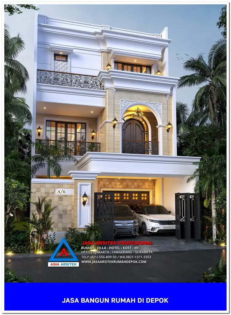 fasad Jasa Bangun Rumah Dengan Tenaga Kerja Profesional, jasa arsitek rumah, biaya bangun rumah per meter, jasa bangun rumah per meter, kontraktor bangun rumah, jasa bangun rumah borongan, harga bangun rumah per meter