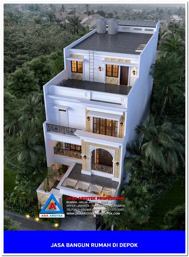 tampak atas Jasa Bangun Rumah Dengan Tenaga Kerja Profesional, jasa arsitek rumah, biaya bangun rumah per meter, jasa bangun rumah per meter, kontraktor bangun rumah, jasa bangun rumah borongan, harga bangun rumah per meter