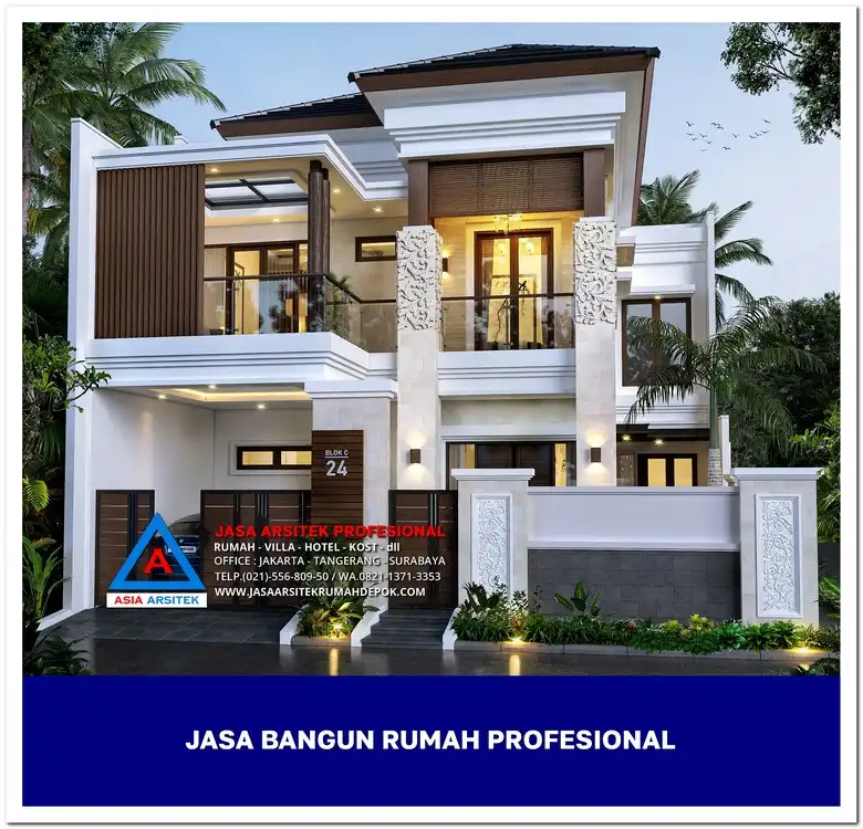 tampak depan Jasa Bangun Rumah Depok Per Meter Terbaru, jasa arsitek rumah, biaya bangun rumah per meter, jasa bangun rumah per meter, kontraktor bangun rumah, jasa bangun rumah borongan, harga bangun rumah per meter
