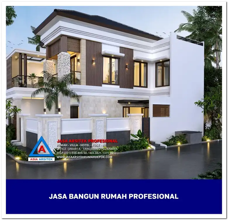 tampak samping kanan Jasa Bangun Rumah Depok Per Meter Terbaru, jasa arsitek rumah, biaya bangun rumah per meter, jasa bangun rumah per meter, kontraktor bangun rumah, jasa bangun rumah borongan, harga bangun rumah per meter