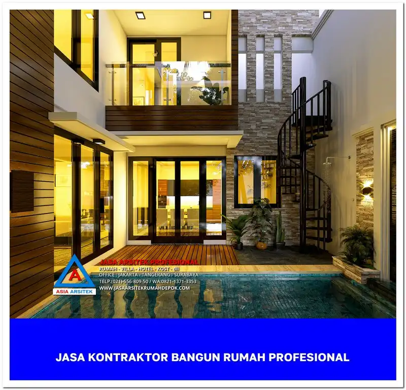 tampak belakang Jasa Bangun Rumah Full Renovasi Dan Baru, jasa arsitek rumah, biaya bangun rumah per meter, jasa bangun rumah per meter, kontraktor bangun rumah, jasa bangun rumah borongan, harga bangun rumah per meter