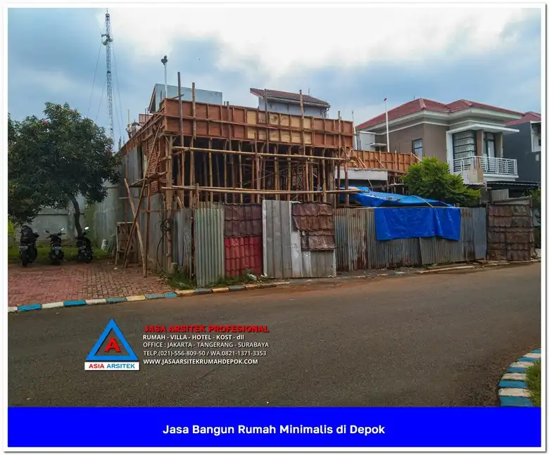 progres bangun Jasa Bangun Rumah Minimalis di Depok, jasa arsitek rumah, biaya bangun rumah per meter, jasa bangun rumah per meter, kontraktor bangun rumah, jasa bangun rumah borongan, harga bangun rumah per meter