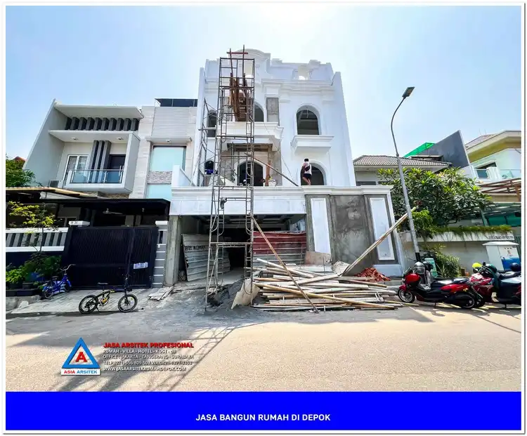 fasad bangunan Jasa Bangun Rumah Terpercaya Depok, jasa arsitek rumah, biaya bangun rumah per meter, jasa bangun rumah per meter, kontraktor bangun rumah, jasa bangun rumah borongan, harga bangun rumah per meter