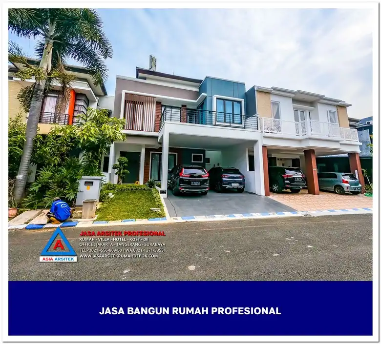 fasad Jasa Borongan Bangun Rumah Depok Harga Terbaik, jasa arsitek rumah, biaya bangun rumah per meter, jasa bangun rumah per meter, kontraktor bangun rumah, jasa bangun rumah borongan, harga bangun rumah per meter