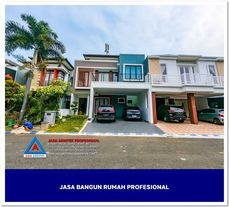 view depan Jasa Borongan Bangun Rumah Depok Harga Terbaik, jasa arsitek rumah, biaya bangun rumah per meter, jasa bangun rumah per meter, kontraktor bangun rumah, jasa bangun rumah borongan, harga bangun rumah per meter