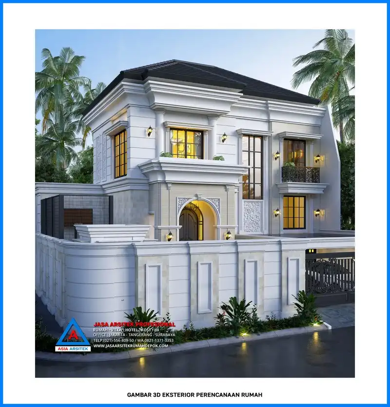 fasad depan Jasa Kontraktor Bangun Rumah Cepat Dan Berkualitas, kontraktor rumah, jasa kontraktor, jasa kontraktor rumah, kontraktor bangun rumah, kontraktor rumah mewah, kontraktor bangunan, jasa kontraktor bangunan