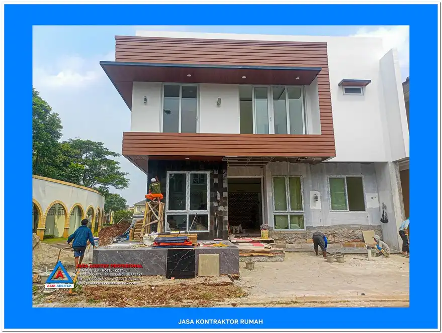 fasad Jasa Kontraktor Rumah di Cimanggis Depok, kontraktor rumah, jasa kontraktor, jasa kontraktor rumah, kontraktor bangun rumah, kontraktor rumah mewah, kontraktor bangunan, jasa kontraktor bangunan