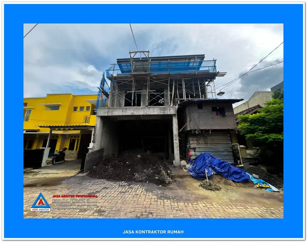 bagian depan bangunan Jasa Kontraktor Rumah di Cinere Depok, kontraktor rumah, jasa kontraktor, jasa kontraktor rumah, kontraktor bangun rumah, kontraktor rumah mewah, kontraktor bangunan, jasa kontraktor bangunan