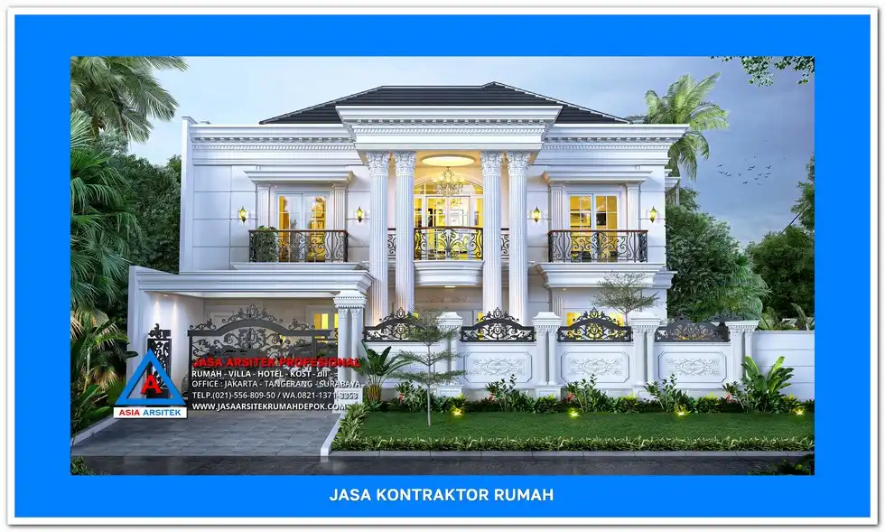 tampak depan Jasa Kontraktor Rumah di Pancoran Mas Depok, kontraktor rumah, jasa kontraktor, jasa kontraktor rumah, kontraktor bangun rumah, kontraktor rumah mewah, kontraktor bangunan, jasa kontraktor bangunan