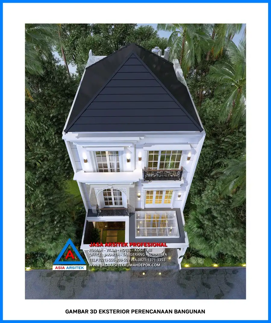 3d tampak atas Kontraktor Bangunan Rumah 3 Lantai, kontraktor rumah, jasa kontraktor, jasa kontraktor rumah, kontraktor bangun rumah, kontraktor rumah mewah, kontraktor bangunan, jasa kontraktor bangunan