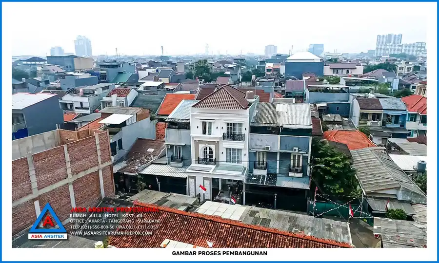 depan atas Kontraktor Bangunan Rumah 3 Lantai, kontraktor rumah, jasa kontraktor, jasa kontraktor rumah, kontraktor bangun rumah, kontraktor rumah mewah, kontraktor bangunan, jasa kontraktor bangunan