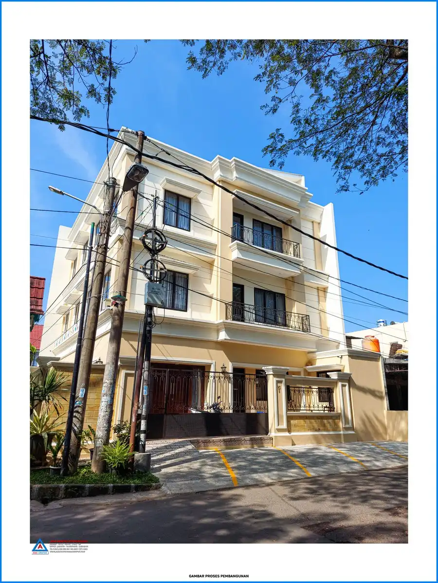bangunan depan Kontraktor Bangunan Rumah Kost 3 Lantai, kontraktor rumah, jasa kontraktor, jasa kontraktor rumah, kontraktor bangun rumah, kontraktor rumah mewah, kontraktor bangunan, jasa kontraktor bangunan
