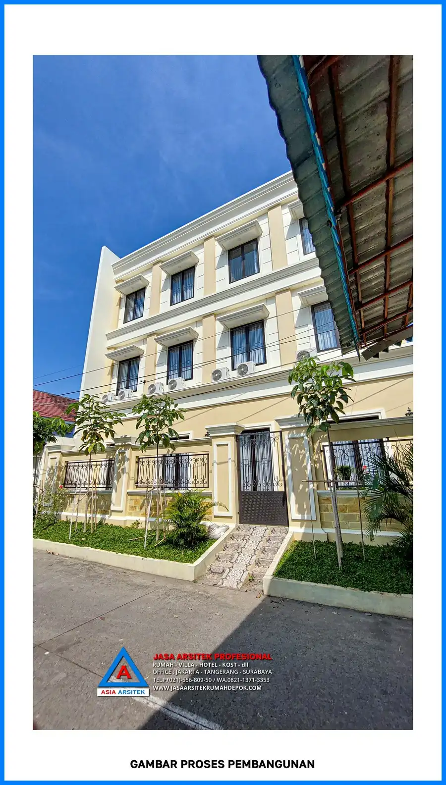 bangunan samping Kontraktor Bangunan Rumah Kost 3 Lantai, kontraktor rumah, jasa kontraktor, jasa kontraktor rumah, kontraktor bangun rumah, kontraktor rumah mewah, kontraktor bangunan, jasa kontraktor bangunan