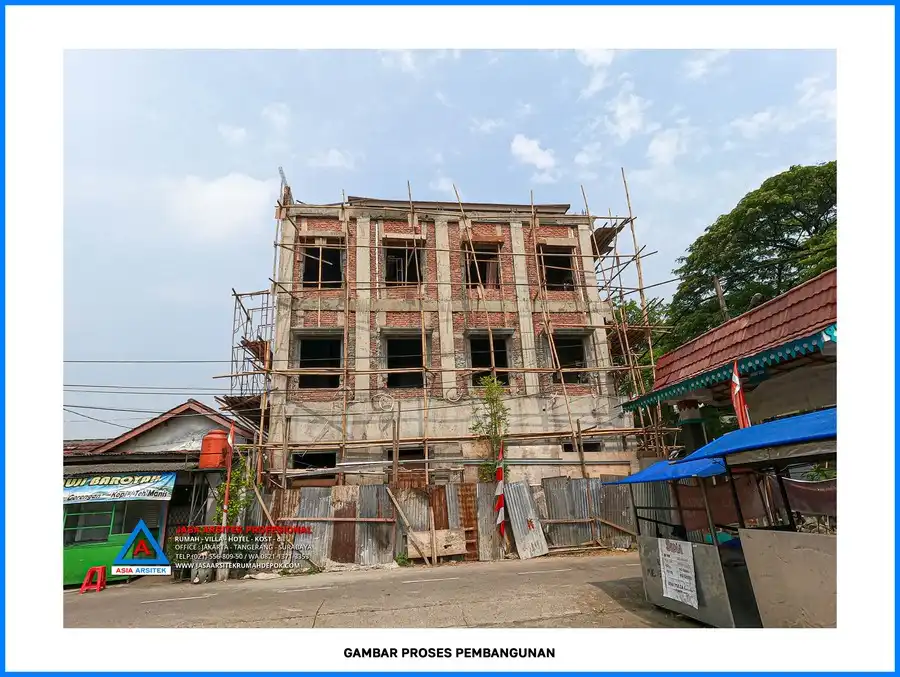 tampak samping bangunan Kontraktor Bangunan Rumah Kost 3 Lantai, kontraktor rumah, jasa kontraktor, jasa kontraktor rumah, kontraktor bangun rumah, kontraktor rumah mewah, kontraktor bangunan, jasa kontraktor bangunan