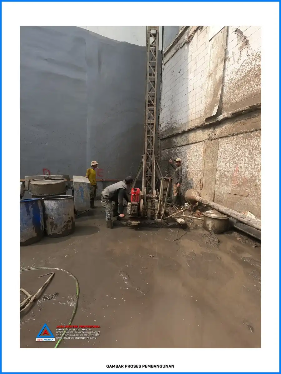 penggalian pondasi Kontraktor Bangunan Rumah Kost 4 Lantai, kontraktor rumah, jasa kontraktor, jasa kontraktor rumah, kontraktor bangun rumah, kontraktor rumah mewah, kontraktor bangunan, jasa kontraktor bangunan