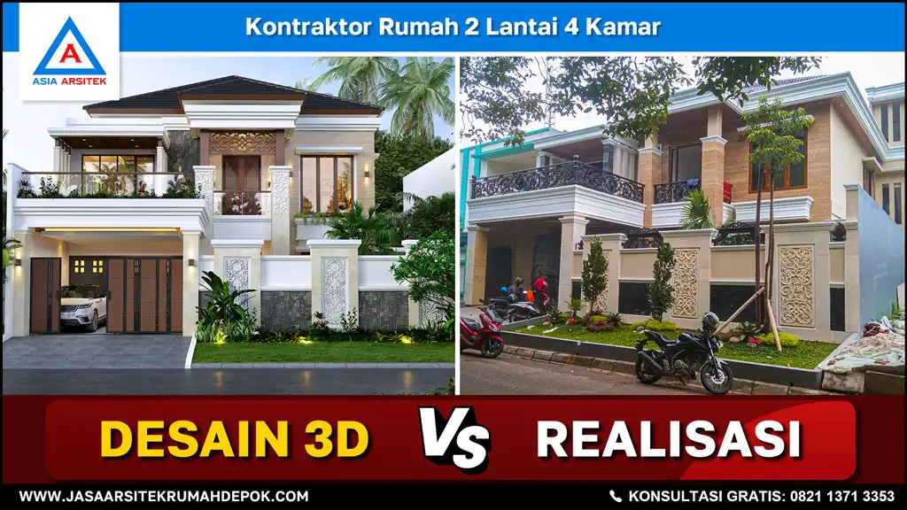cover Kontraktor Rumah 2 Lantai 4 Kamar, kontraktor rumah, jasa kontraktor, jasa kontraktor rumah, kontraktor bangun rumah, kontraktor rumah mewah, kontraktor bangunan, jasa kontraktor bangunan