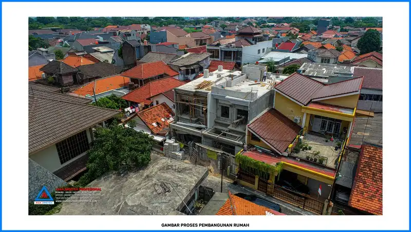 drone bangunan Kontraktor Rumah 3 Lantai 4 Kamar, kontraktor rumah, jasa kontraktor, jasa kontraktor rumah, kontraktor bangun rumah, kontraktor rumah mewah, kontraktor bangunan, jasa kontraktor bangunan