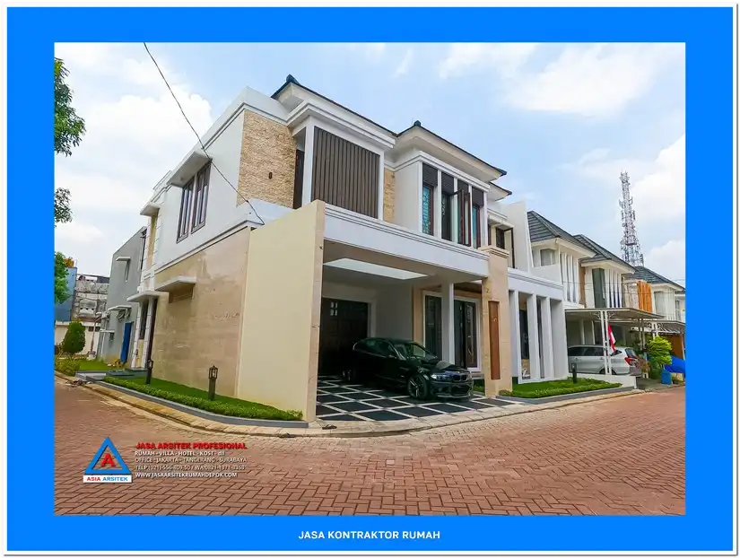tampak depan bangunan Kontraktor Rumah Dengan Garansi Pekerjaan di Depok, kontraktor rumah, jasa kontraktor, jasa kontraktor rumah, kontraktor bangun rumah, kontraktor rumah mewah, kontraktor bangunan, jasa kontraktor bangunan