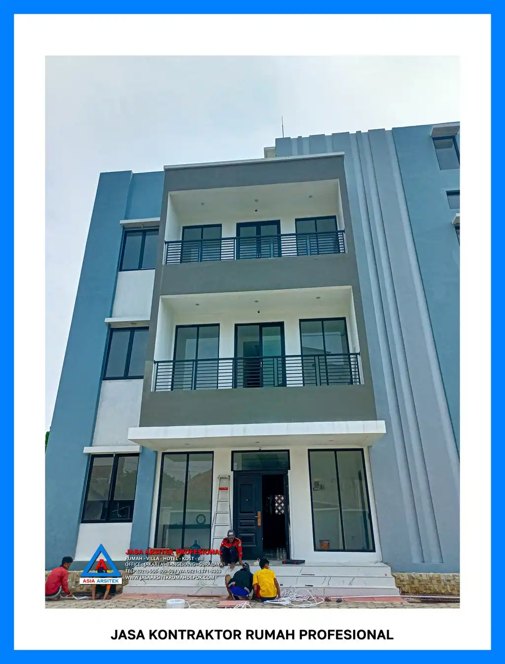 finishing Kontraktor Rumah Kost 3 Lantai dan Biaya, kontraktor rumah, jasa kontraktor, jasa kontraktor rumah, kontraktor bangun rumah, kontraktor rumah mewah, kontraktor bangunan, jasa kontraktor bangunan