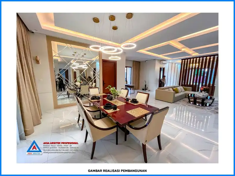 ruang makan Kontraktor Rumah Mewah 1 Lantai, kontraktor rumah, jasa kontraktor, jasa kontraktor rumah, kontraktor bangun rumah, kontraktor rumah mewah, kontraktor bangunan, jasa kontraktor bangunan