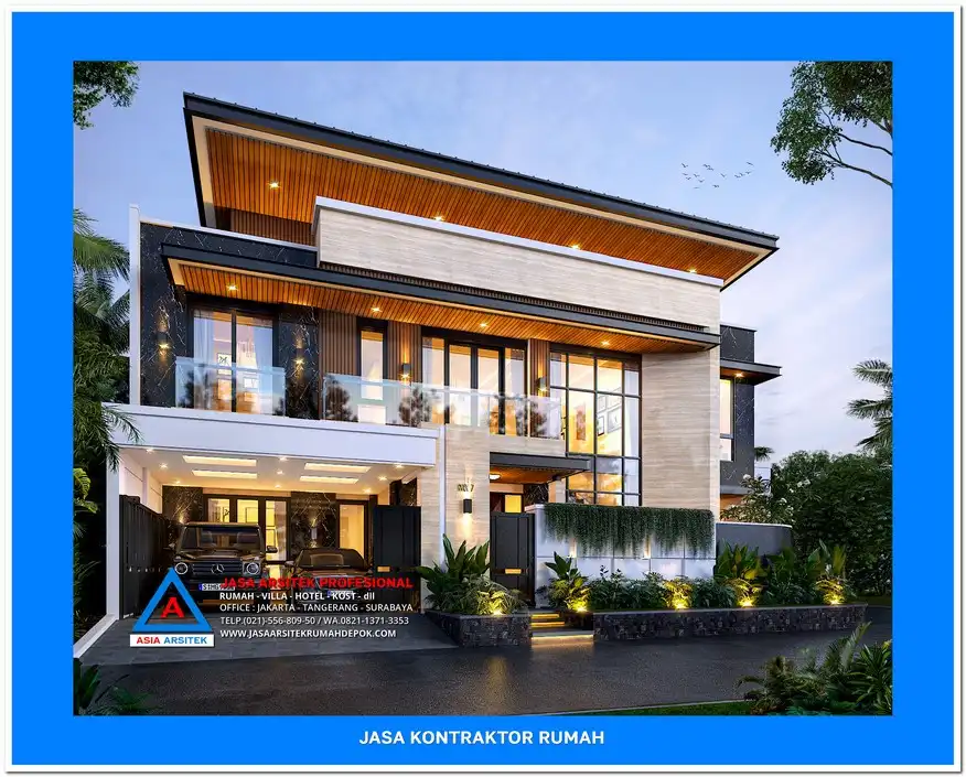 fasad Kontraktor Rumah Mewah Modern di Jakarta Timur, kontraktor rumah, jasa kontraktor, jasa kontraktor rumah, kontraktor bangun rumah, kontraktor rumah mewah, kontraktor bangunan, jasa kontraktor bangunan