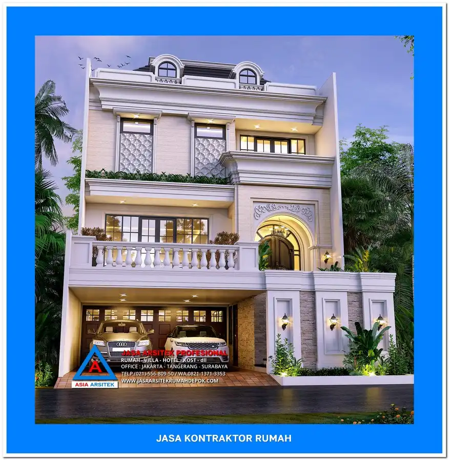 tampak depan Kontraktor Rumah Mewah di Jakarta Barat, kontraktor rumah, jasa kontraktor, jasa kontraktor rumah, kontraktor bangun rumah, kontraktor rumah mewah, kontraktor bangunan, jasa kontraktor bangunan